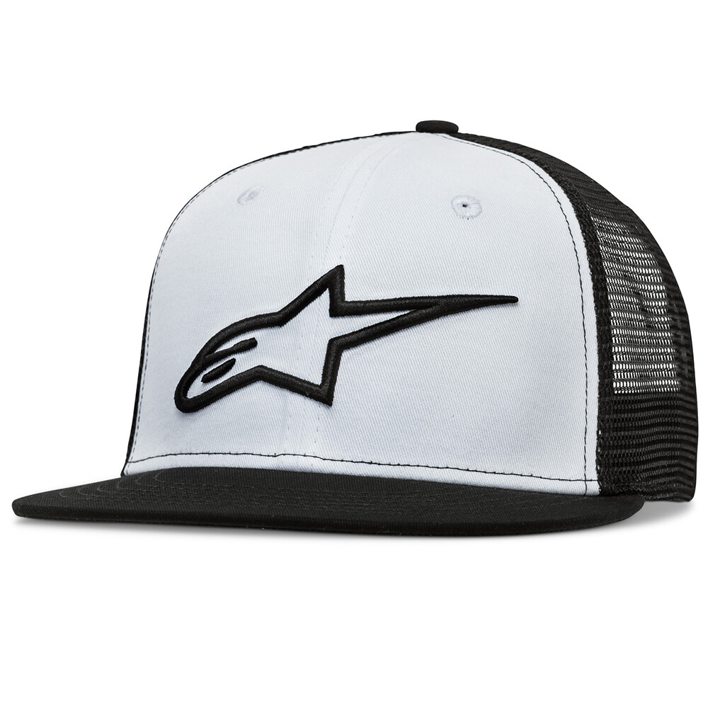 Corp Trucker White Black