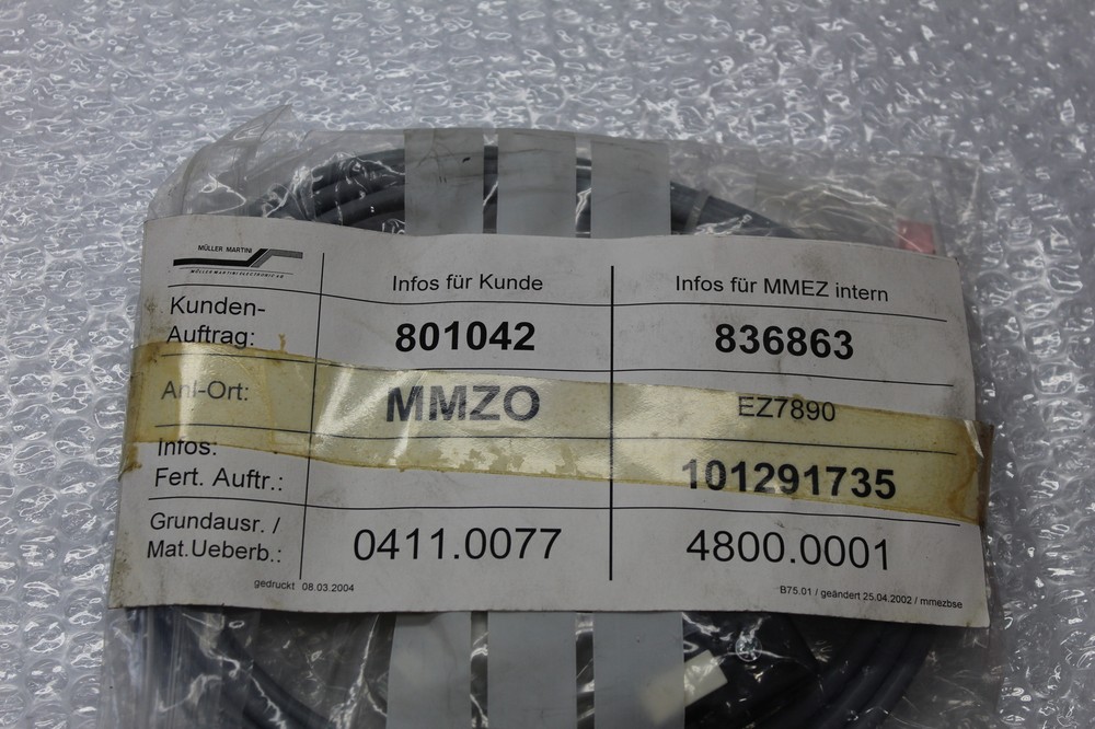 MURR ELEKTRONIK MMZO 801042 CABLE NSNP