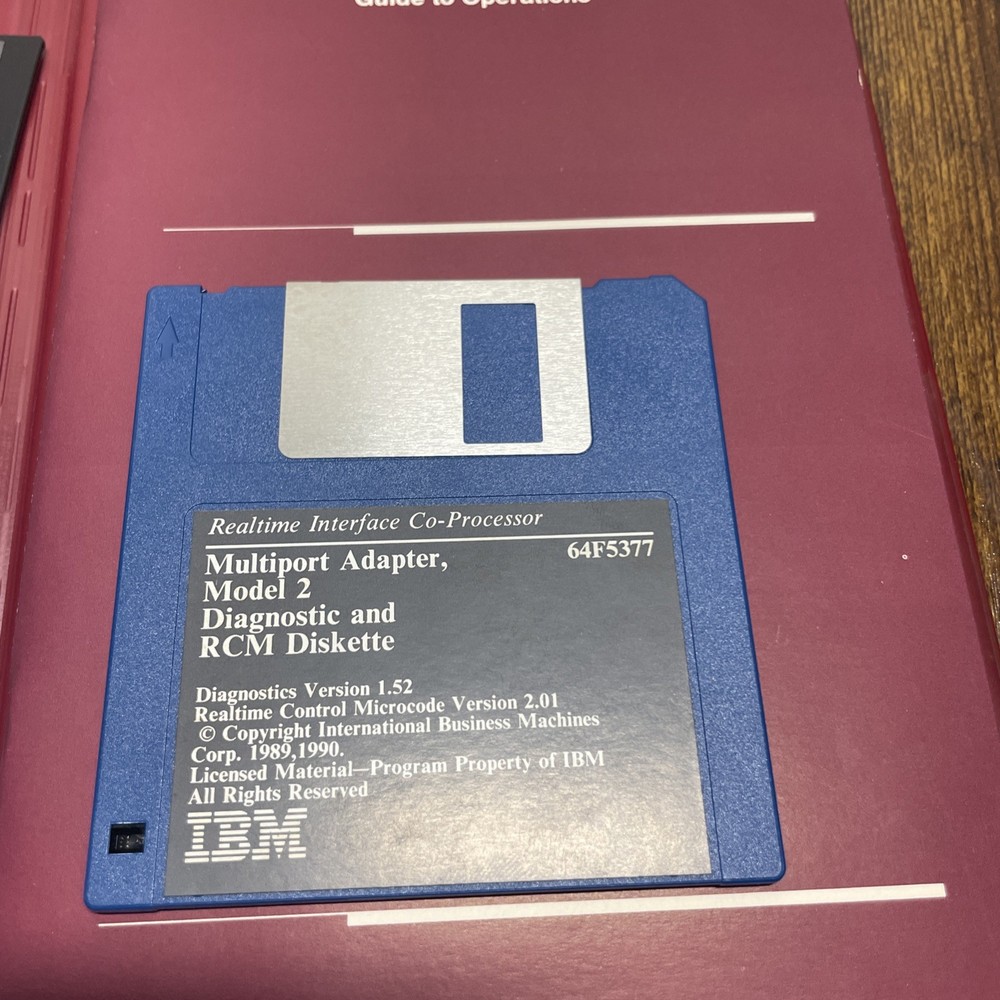 IBM Realtime Interface Co-Processor Multiport Adapter Model 2 Operations Guide