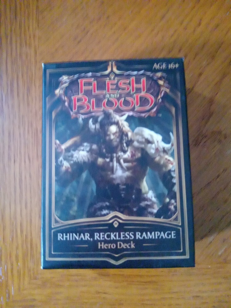 WTR Hero Deck Rhinar 1st Edition