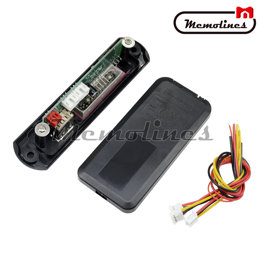 12V Bluetooth 4.1 MP3 Decoder Board USB TF Reader+Remote SD FM Radio for Car