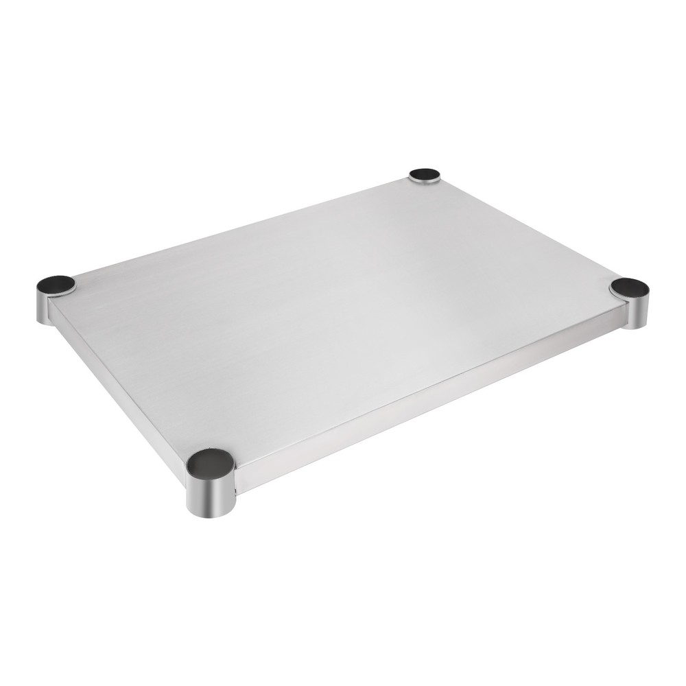 Under Shelf Stainless Steel Adjustable Lower Shelf Work Table Under Shelf Silver