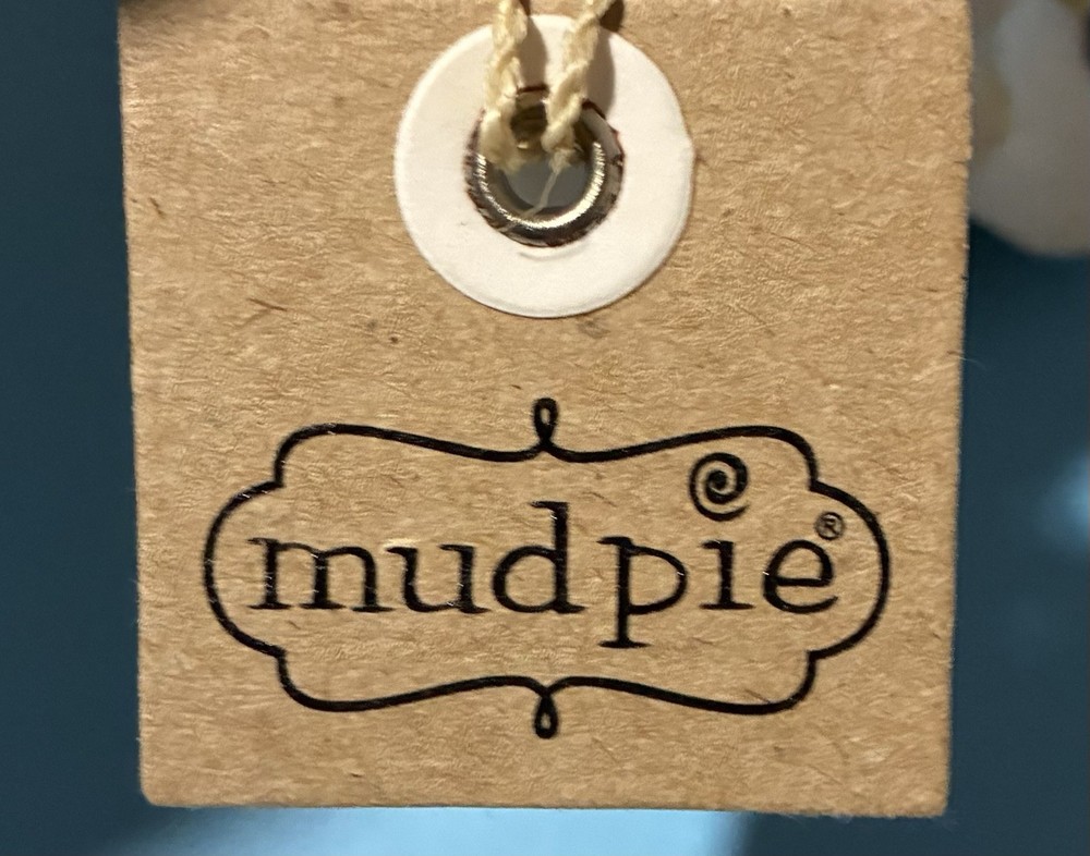 Mud Pie Oyster Shell Ornament 5" New with Tag