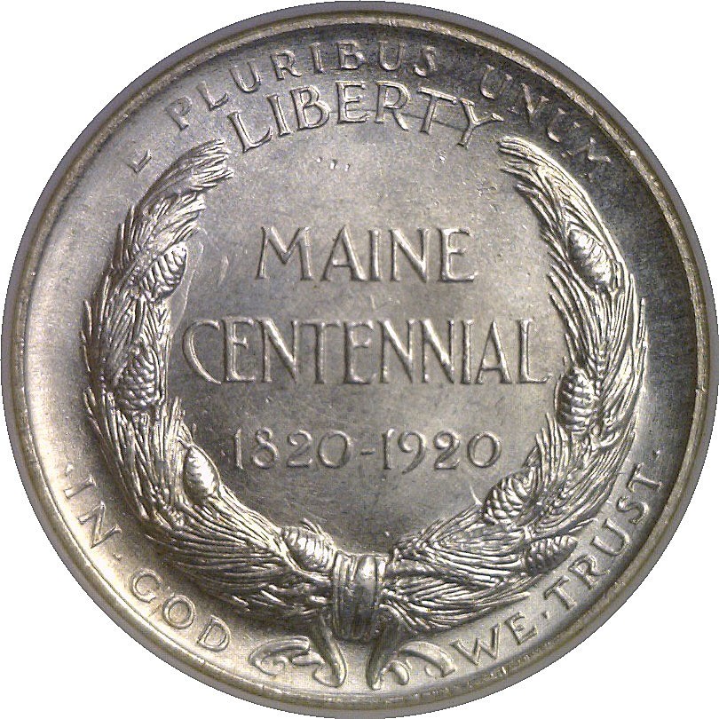 1920 Maine Commemorative Half Dollar NGC MS-66