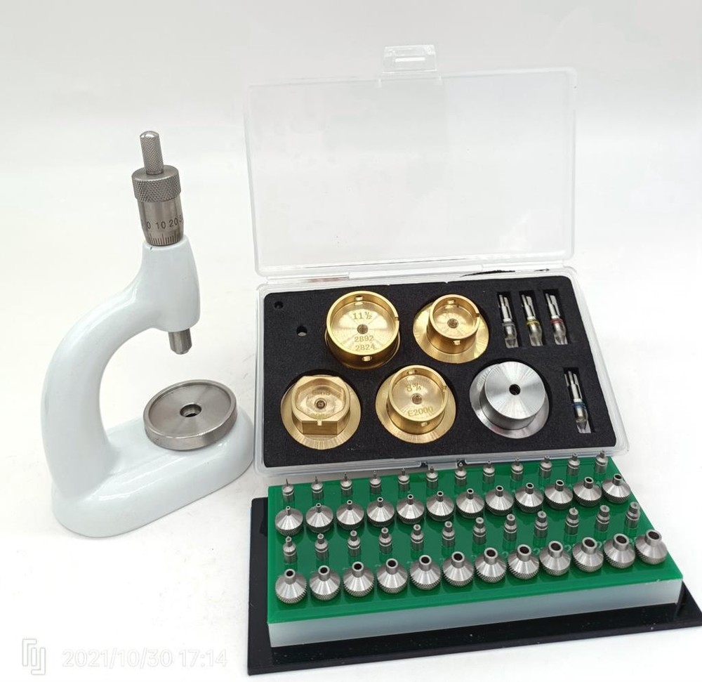 Watchmaker With Micrometric Screw 4mm & 4mm Watch Needle Installing Fitting Tool