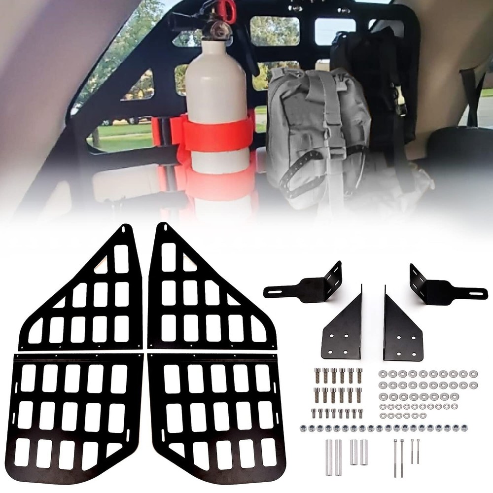 Rear Window Molle Panel Modular Storage Panel System For 2010-2020 Toyota