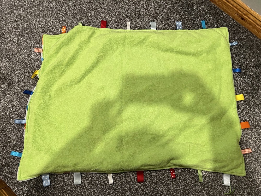 boys vehicles taggy blanket
