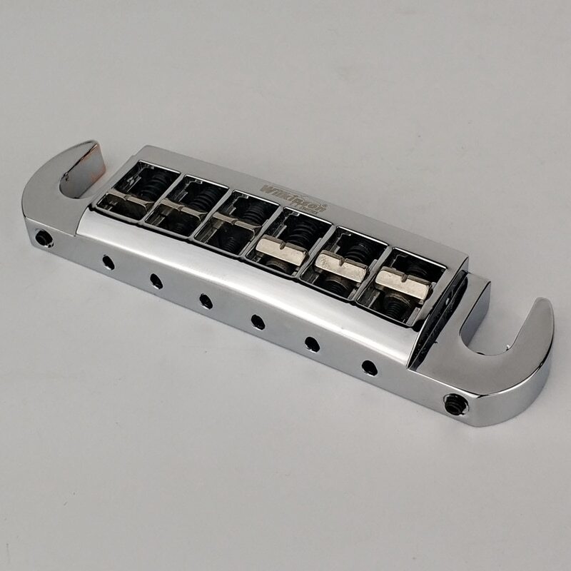 Wilkinson WOGT3 Tailpiece Bridge Guitar Chrome Silver Adjustable Wrap-around