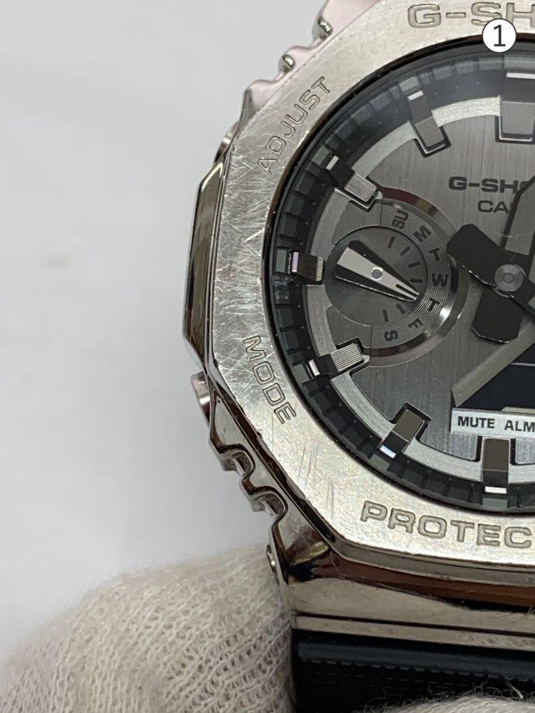 CASIO Quartz Watch G SHOCK Digital Analog Rubber BLK BLK