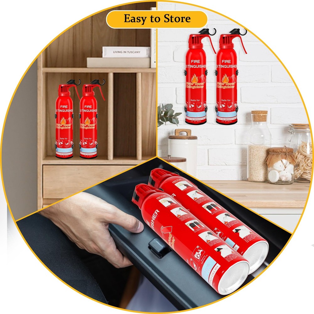 Fire Extinguishers for Home, 1 Pack Vehicle A portable