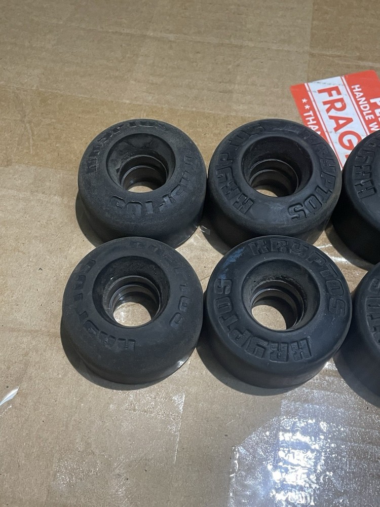 (8) Kryptos Skateboard /Rollerskate Wheels 78A 62mm Black