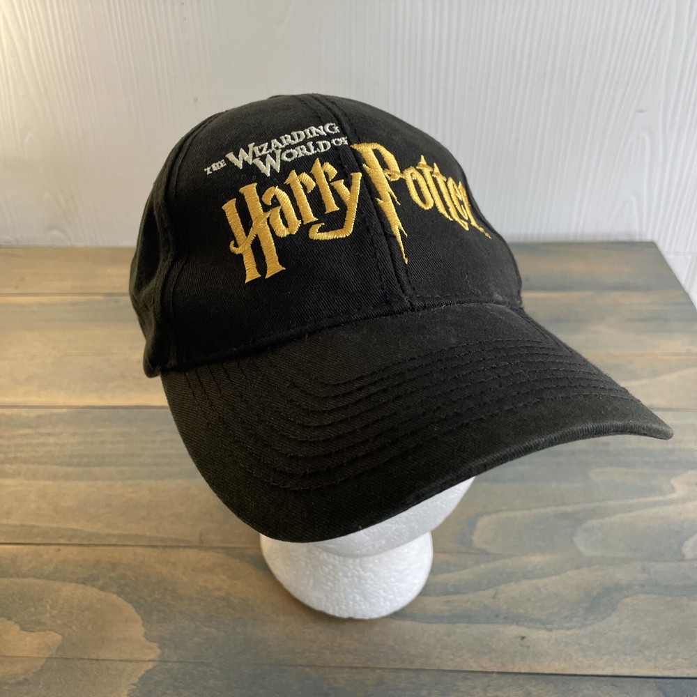 Vintage Harry Potter The Wizarding World Hat Strapback  Black (HT6)