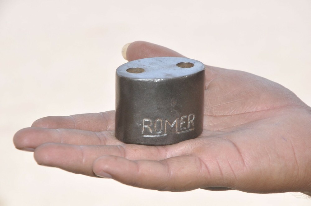 Vintage Iron Handcrafted ROMER Brand Solid Heavy Padlock