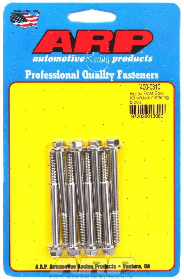 ARP 400-0310 Holley Float Bowl Bolt Kit