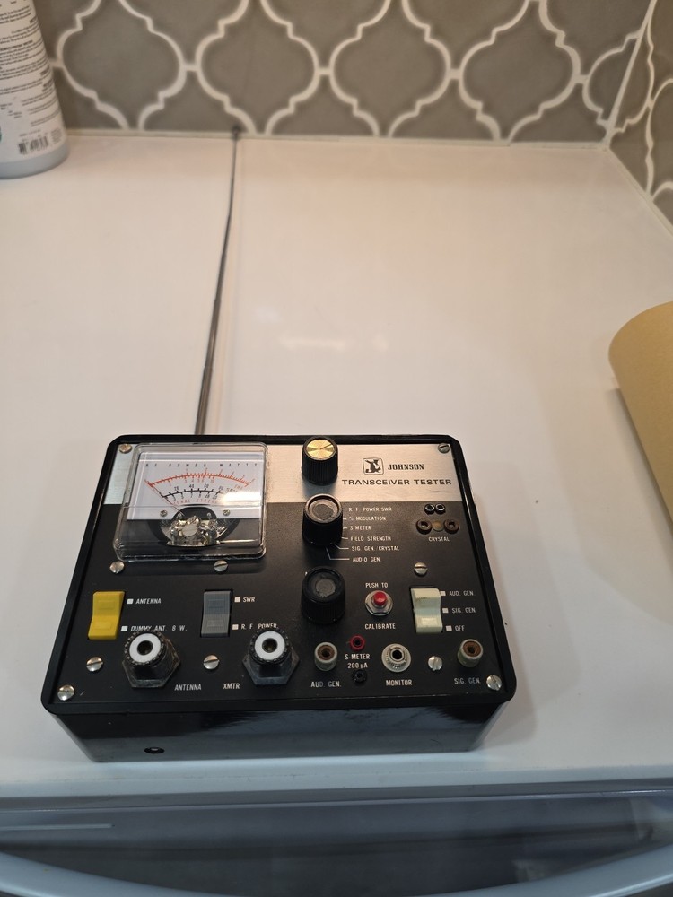 Vintage Johnson Portable Transceiver Tester Untested