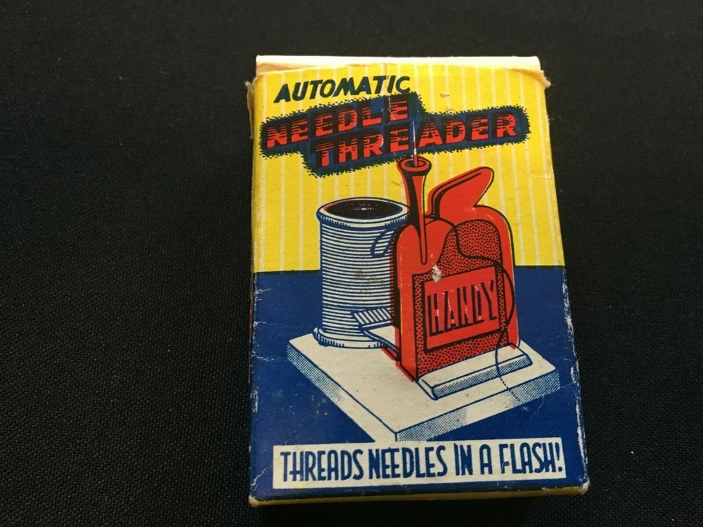HANDY Automatic Needle Threader w/ Original Retail Box and Instruction Sheet
