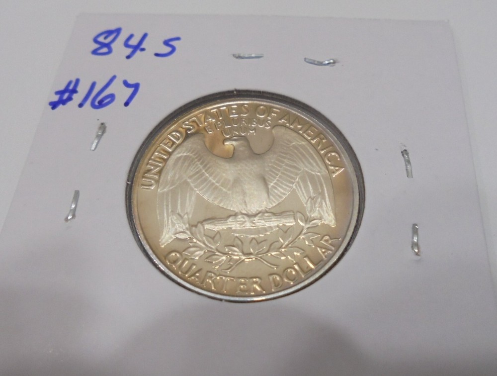 NICE 1984 s Proof Washington Quarter Deep Cameo # 167