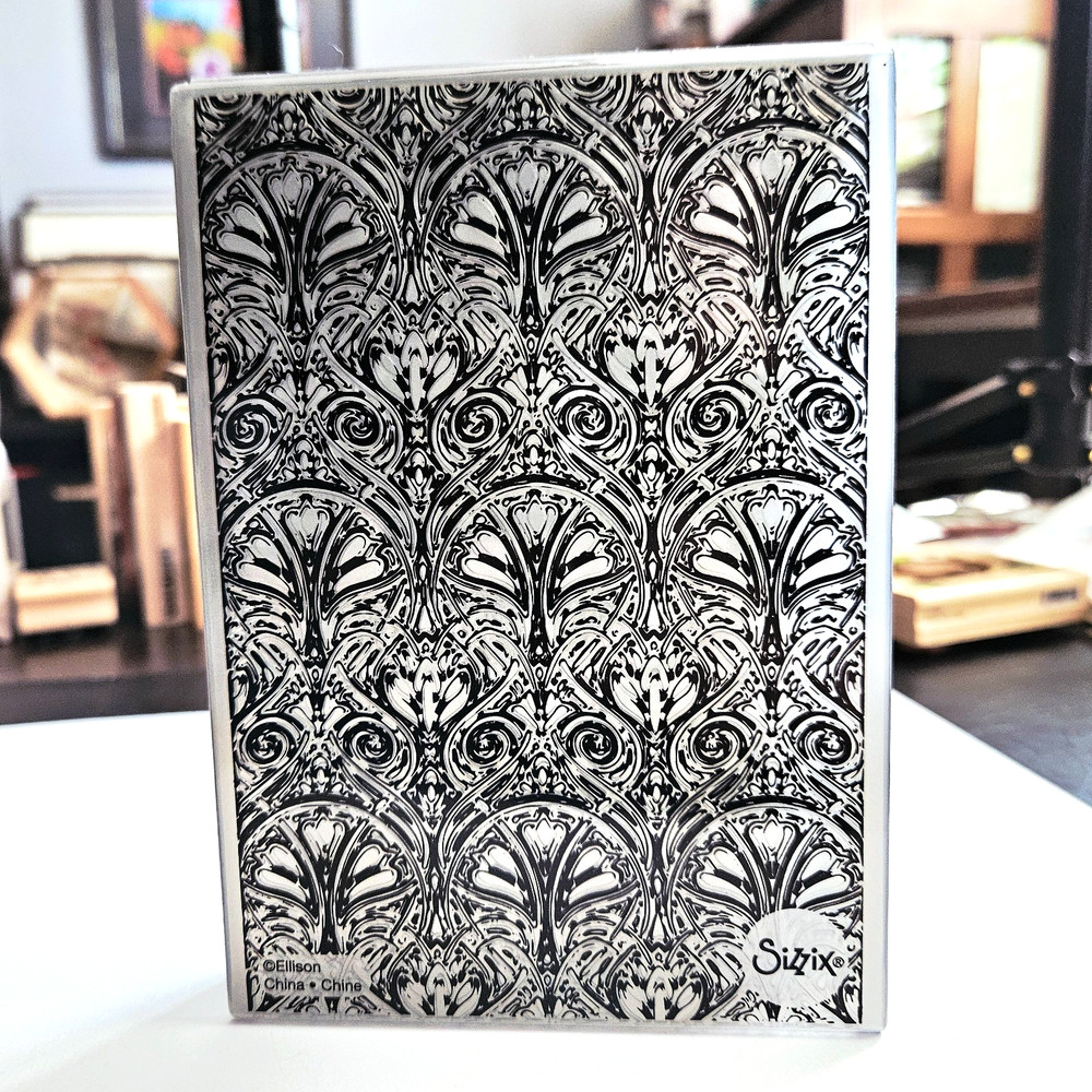 GOTHIC DAMASK Sizzix 3D Embossing Folder Texture Pattern Stone Ornate bb411