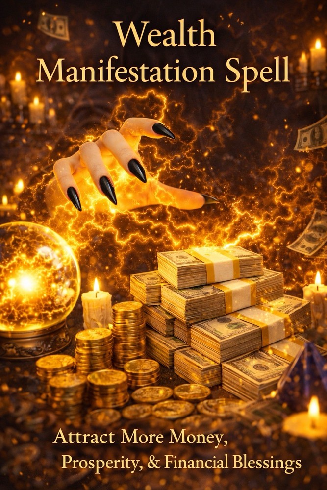 Wealth Attraction Prosperity Manifestation Invocation Spell