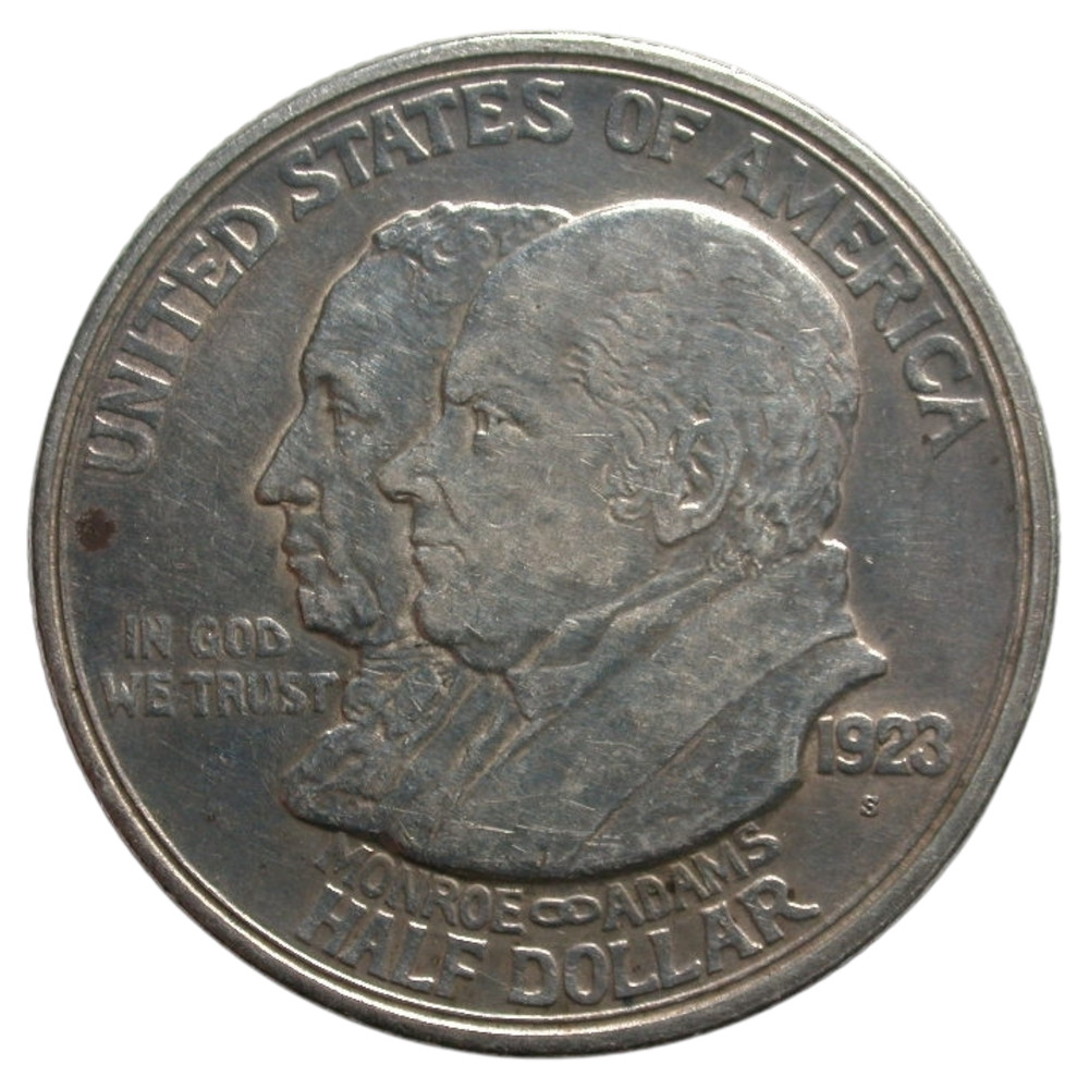 1923-S Monroe Adams Half Dollar