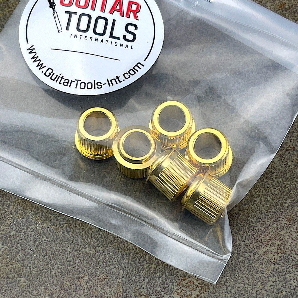 Gotoh Guitar Strings Conversion Bushings - Gold - 6 pack - BU-CBG