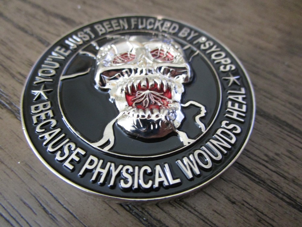 MISOC Military Information Support Command PSYOPS SOCOM Army Challenge Coin