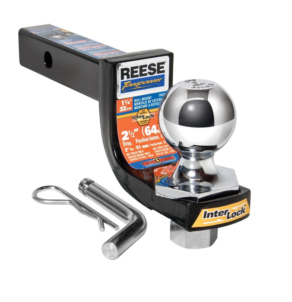 Reese Towpower Class II Starter Kit 7043100, 2 1/2" Drop, 2" Ball for 1 1/4" Rec