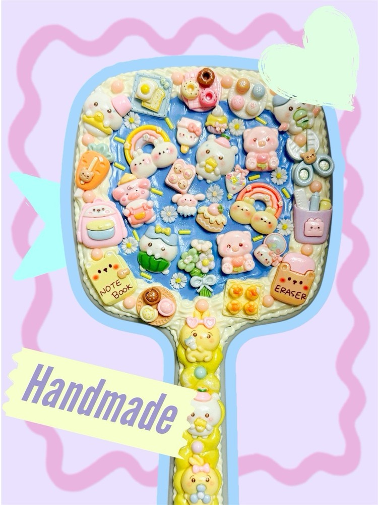 Handmade Mirror Decoden 9 Inch