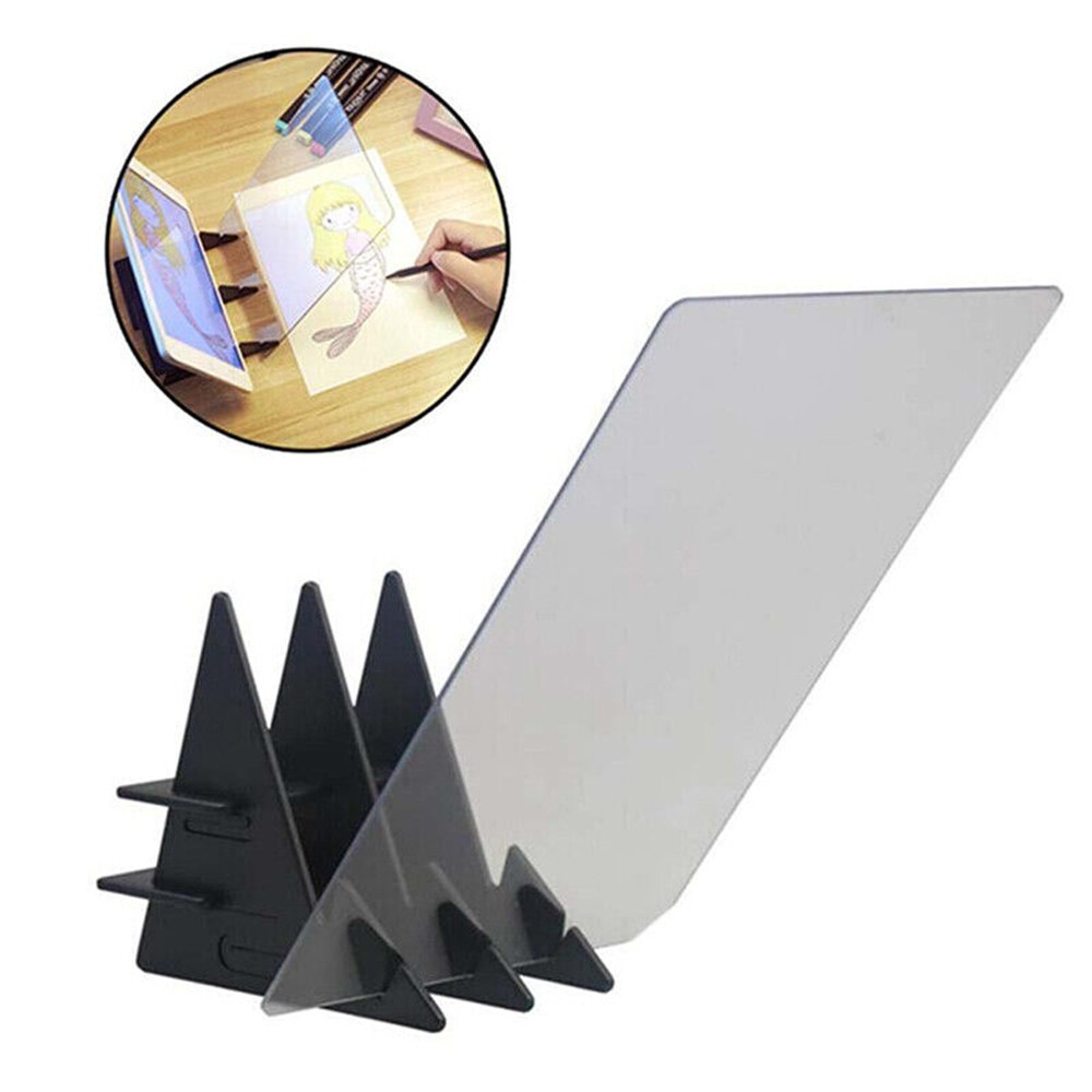 Optical Drawing Board +Bracket Copy Projector Sheet Tracing Painting Panel