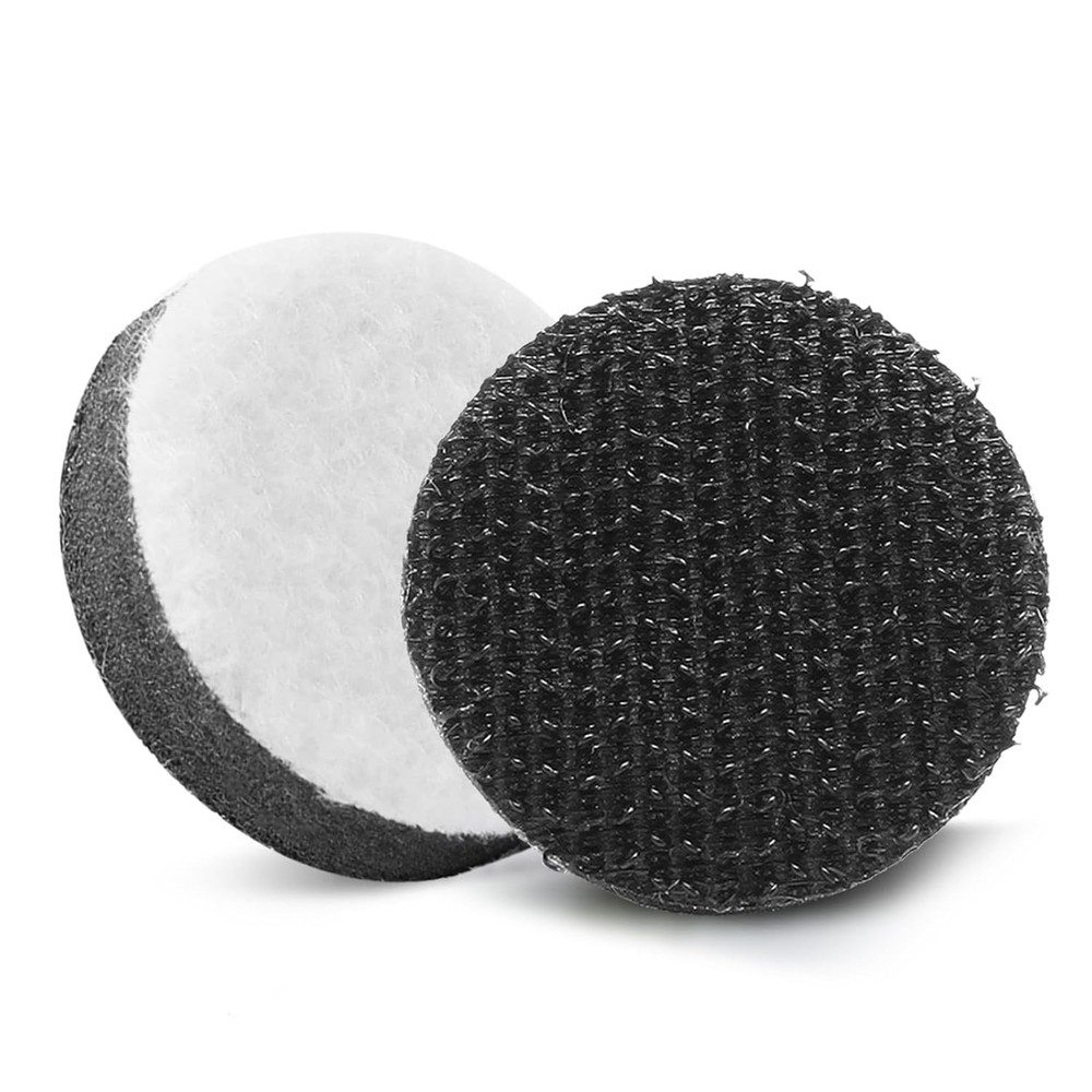 5 Pack 1 Inch Soft Foam Hook and Loop Cushioning Buffer Pads, 25mm