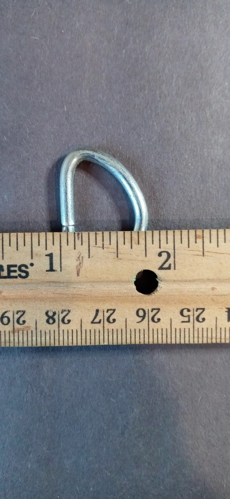 1-3/4" Steel D-Rings 12 Pack