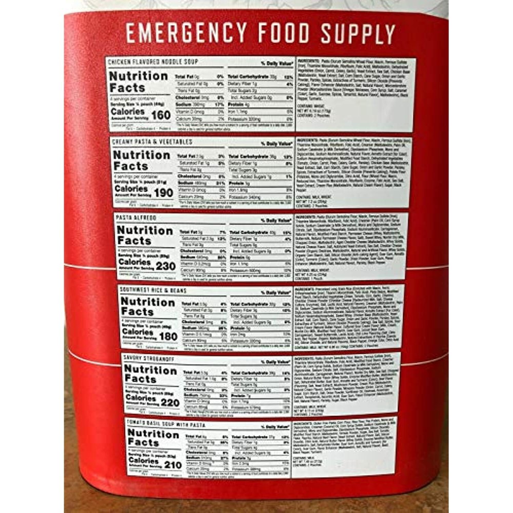 ReadyWise 124 Serving Ultimate Preparedness Pack, 25 Year Shelf Life