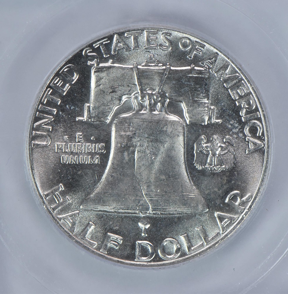 1961-D Franklin Half Dollar MS65 ICG