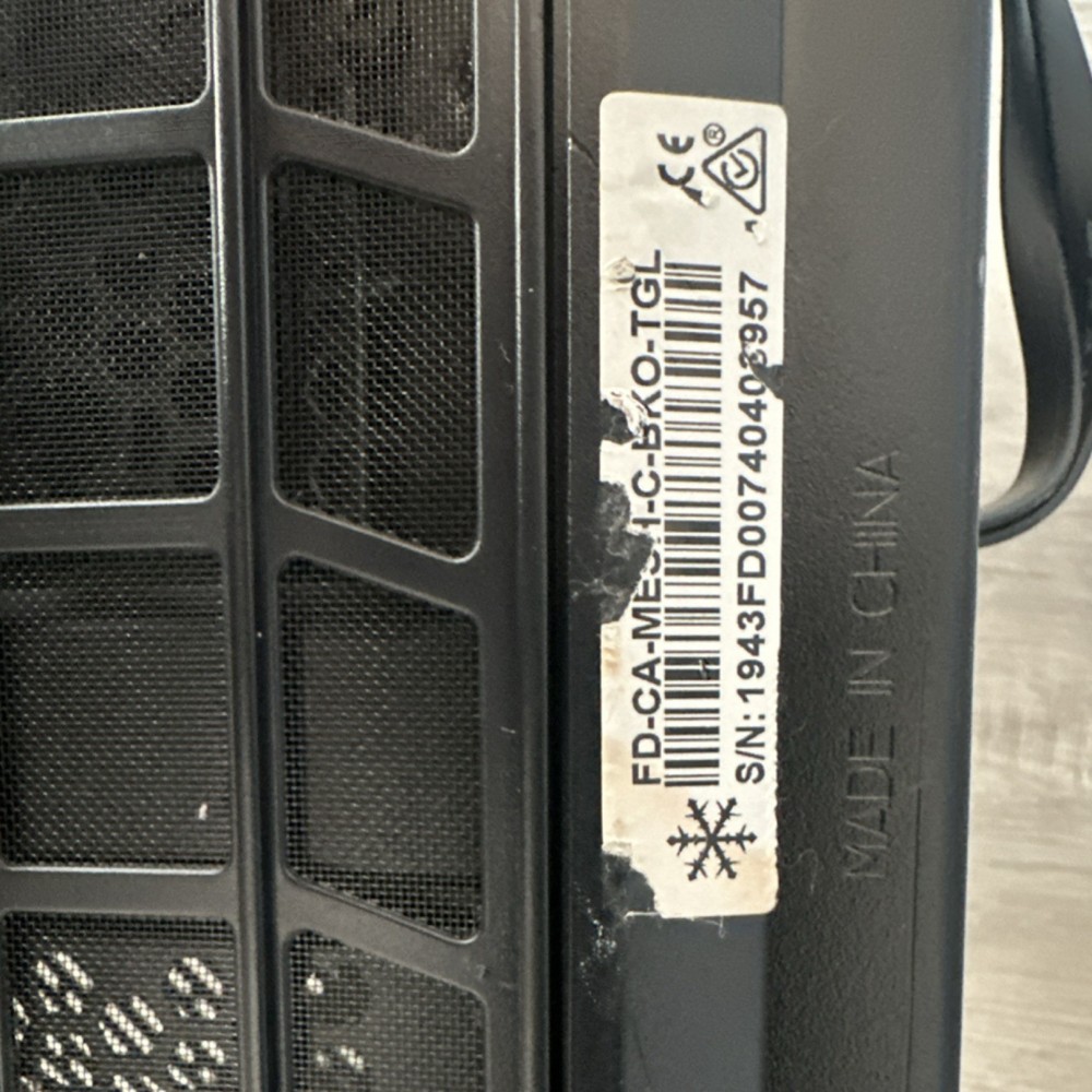 Fractal Design Meshify C ATX Mid Tower Case Black Tempered Glass