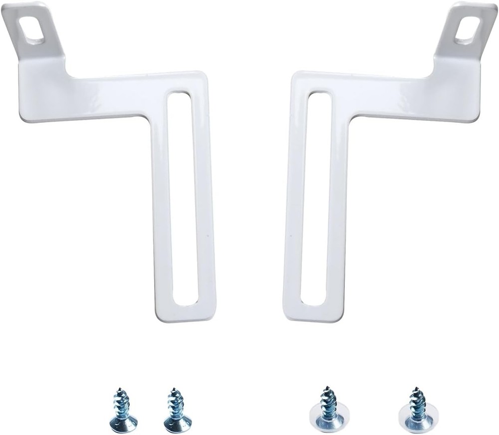 2 Pack Open Window Bracket for Midea U Shaped Air Conditioner, White