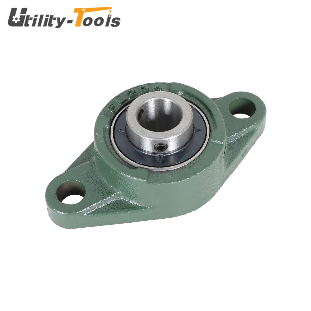 4 Pack UCFL204-12 3/4" Bore Solid Pillow Block Flange Mounted Bearing 2 Bolt