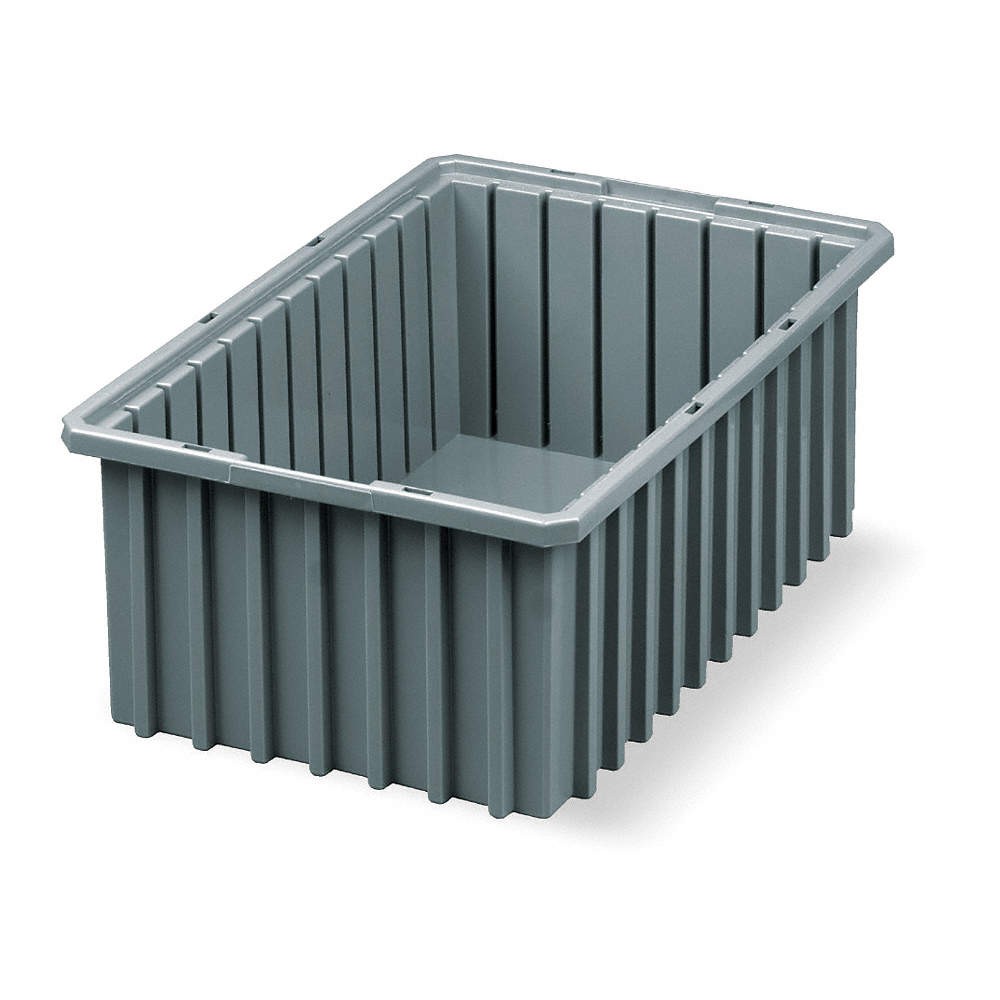 AKRO-MILS 33166GREY Divider Box,Gray,Polymer,18 4W026