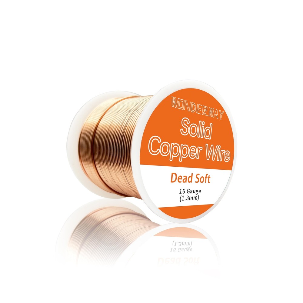 ​99.9% Solid Bare Copper Wire for Gardening, Boost Plant Growth & Soil Hea