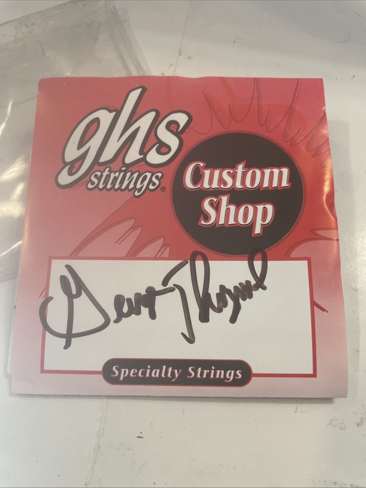 George Thorogood autographed Guitar Strings
