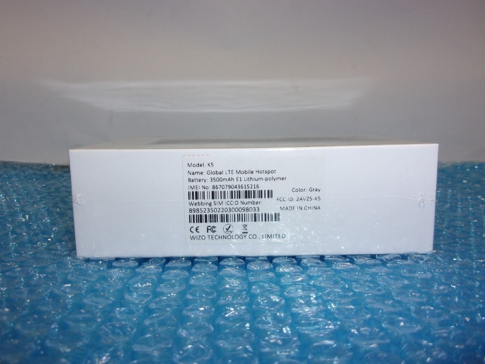 KiMiFi Global LTE Mobile Hotspot K5 Grey