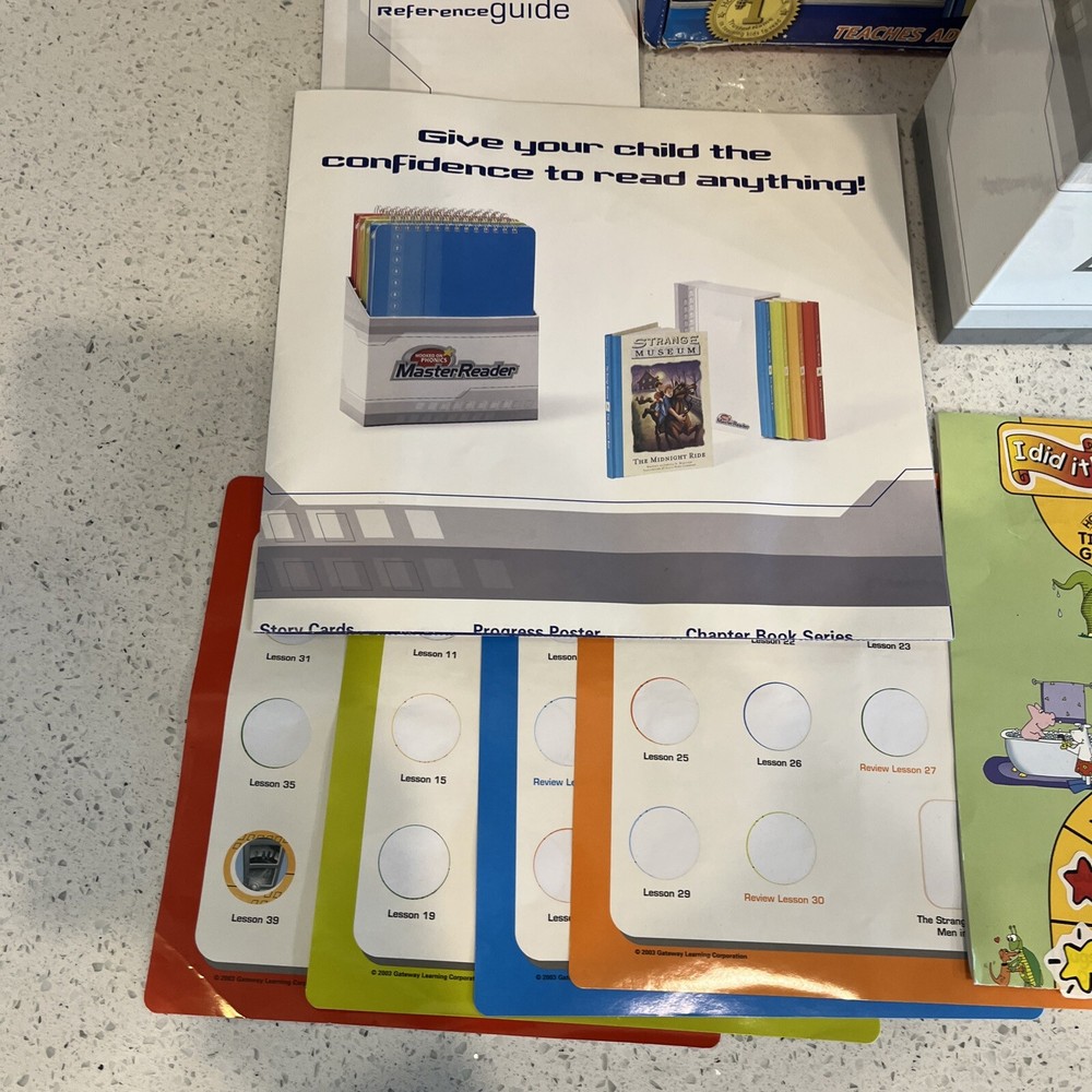 Hooked on Phonics Master Reader 2nd to 6th Grade 7+ Years Old - Complete In Box