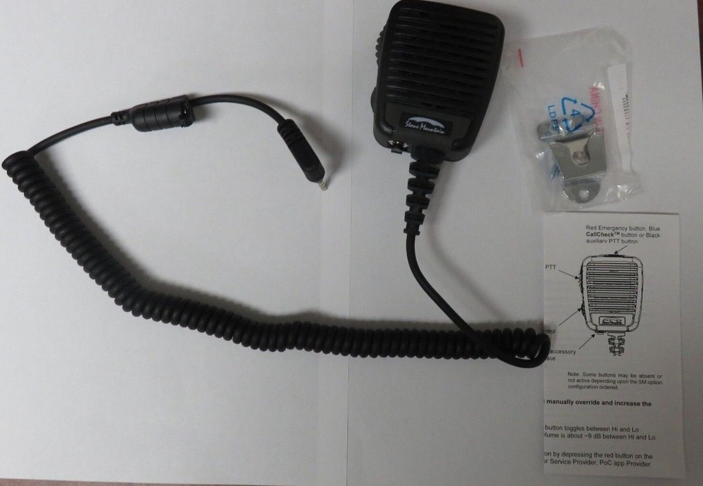 STONE MOUNTAIN PHOENIX SPEAKER MICROPHONE 3.5 Input SPEAKER MIC PAND3LZE-VB