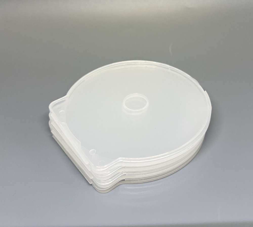 10 PCS NEW SLIM 3" MINI CD CSHELL POLY CASE, CLEAR, JS107
