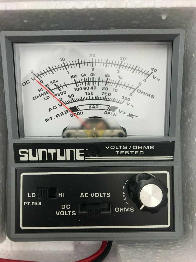 NOS Sunpro suntune Volts /Ohms 6 Function Analyzer Testers Cp7610 (AC-DC Tester)