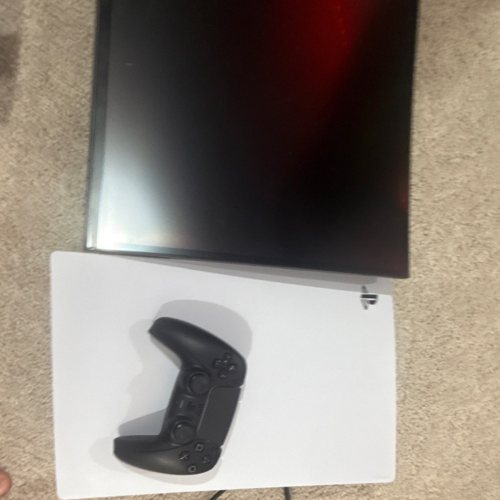 PlayStation 5 Console & Controller with Dell Curved Monitor Bundle