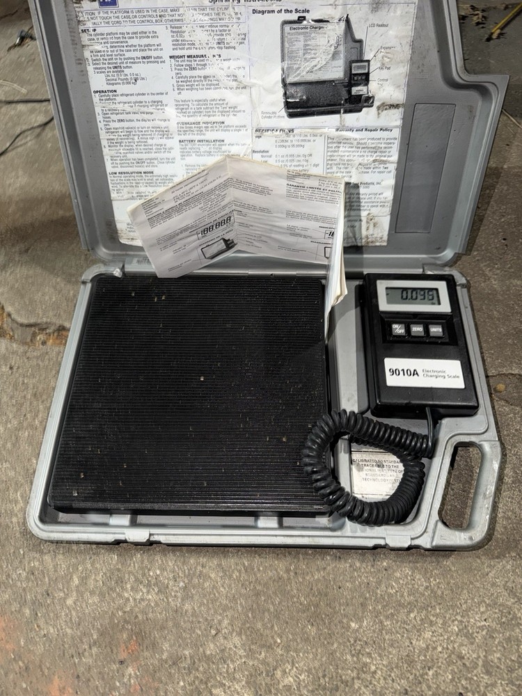 TIF 9010A Slimline Electronic Refrigerant Charging Scale