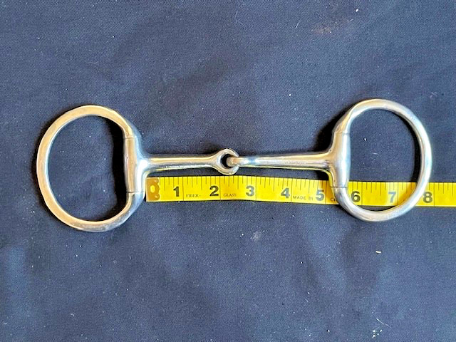 Eggbutt single joint Snaffle Bit 5"