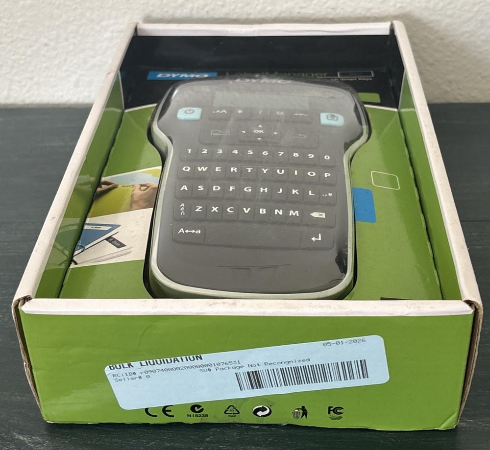 DYMO LABELMANAGER 160 Handheld Portable Label Maker - Black - NOB