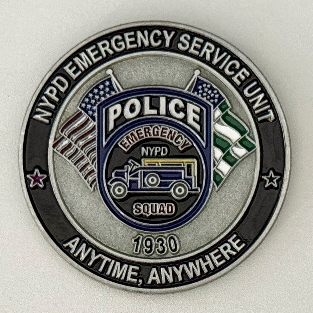 NYPD Emergency Service Training School Challenge Coin 3#H