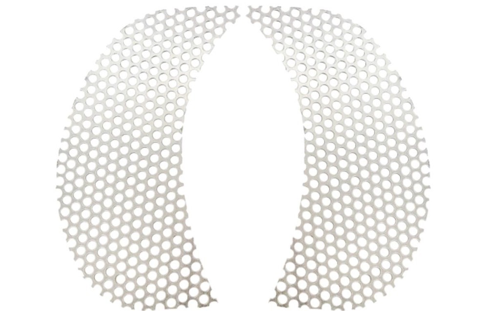 Klock Werks KWS-01-0368 Fairing Vent Screen - Round - Chrome